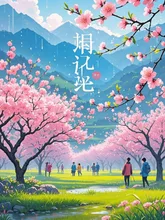 春分の顕微鏡的な風景と小型写真による草と桃の花