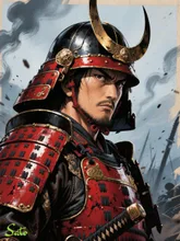 劇画タッチの戦国武将