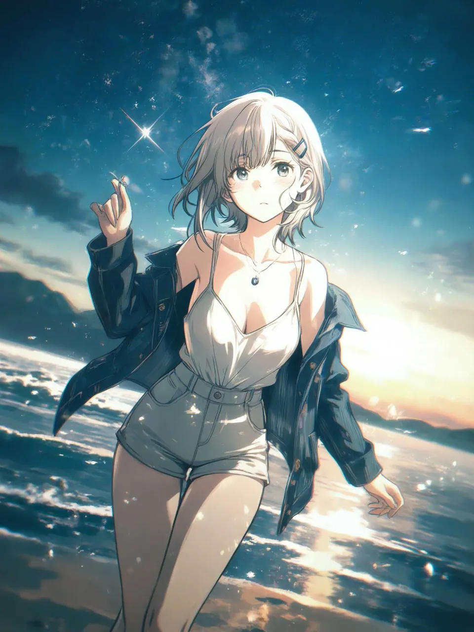 星をすくう海辺で