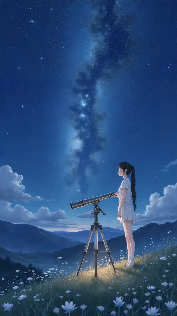 天体観測 — MAOMAOさんのAIイラスト