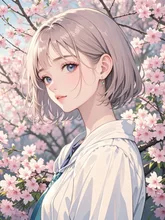 さくら色の風の中で