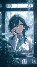 雨と一緒に
