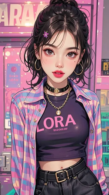 a girl、high-end