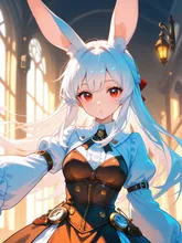 Rabbit Girl 2 — ウサギイラストのAIイラスト|SUPPART