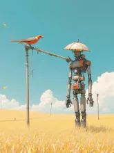 high-tech scarecrow type2