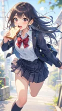 寝坊したー！遅刻だー！