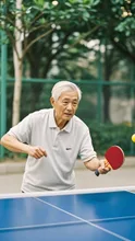 卓球おじさん — SUPP53906439さんのAIイラスト