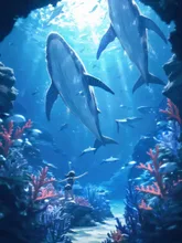 クジラのいる海