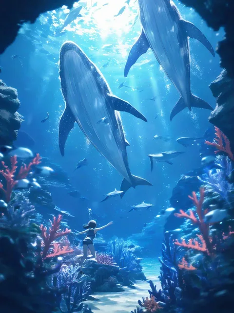 クジラのいる海