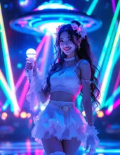 メタバース空間アイドル風