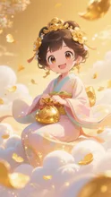 幸福の福の神