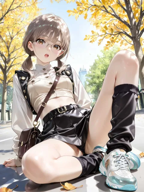 pastel brown hair - 秋のはじまり