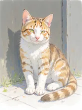 人懐っこいやつ — はっしさんのAIイラスト