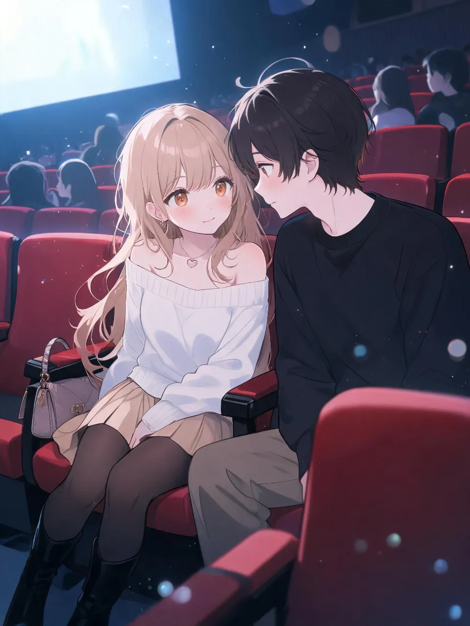 スクリーンの位置がおかしいけど•••まぁ良いか❣️の陽子。