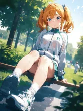 ラジオ体操·夏の朝のはじまり の投稿作品