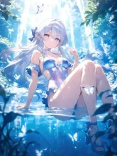 滝つぼの水着美女·涼を求めて の投稿作品