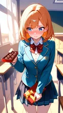 渡すのは恥ずかしい — ああさんのAIイラスト