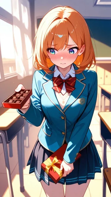 渡すのは恥ずかしい