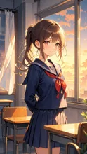 画像生成チャレンジ·放課後の教室 の投稿作品