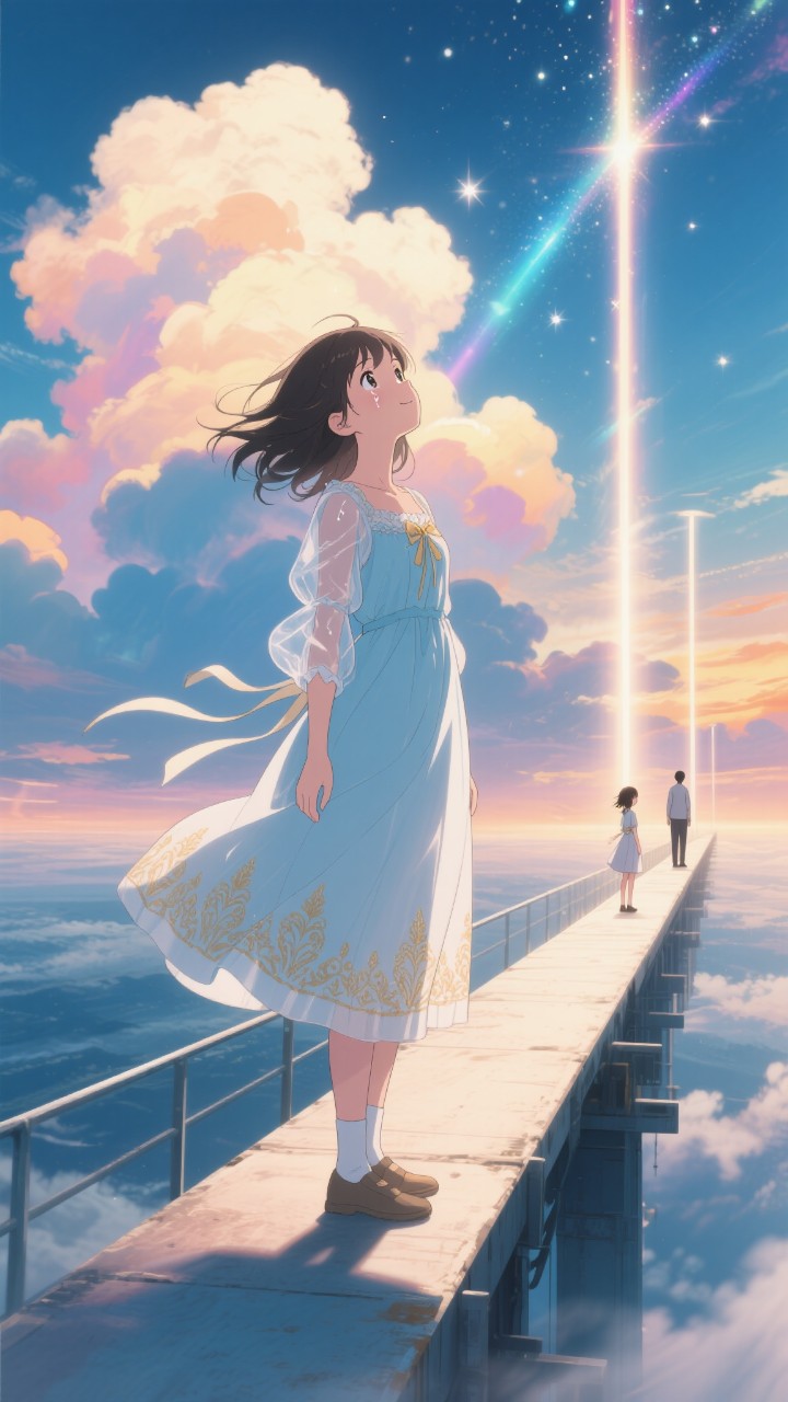 空へ続く光のホーム ごめんね、ありがとう