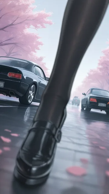 桜🌸とクラシックカー🚗