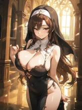 「懺悔されます……?こちらへ…」 — シスターイラストのAIイラスト|SUPPART