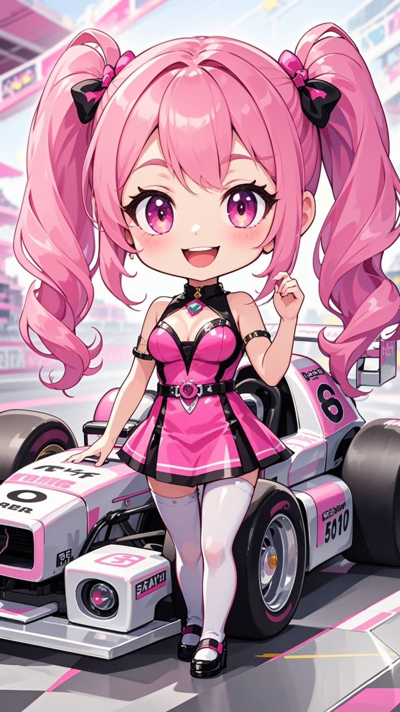 笑顔を届ける❤️ピンク髪ツインテRQ娘💕