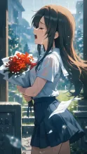 夕立に濡れた彼女·通り雨が暴いた、素顔 の投稿作品