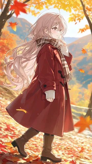 P 紅葉彩る