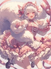 しっぽもふもふ少女