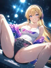 クラブの夜のDJ·ネオン輝くDJブース の投稿作品