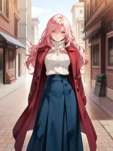 ロングスカートの下はブーツ履いてるから😁