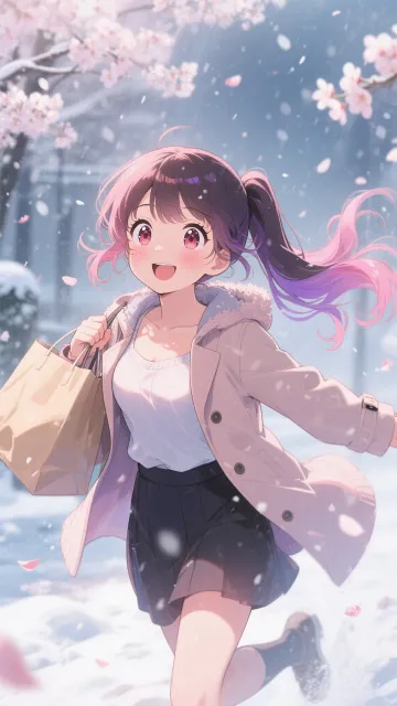 春のお買い物