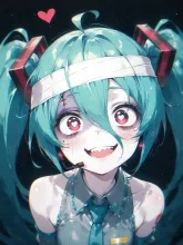 ゾンビミク🧟 — ゾンビイラストのAIイラスト|SUPPART
