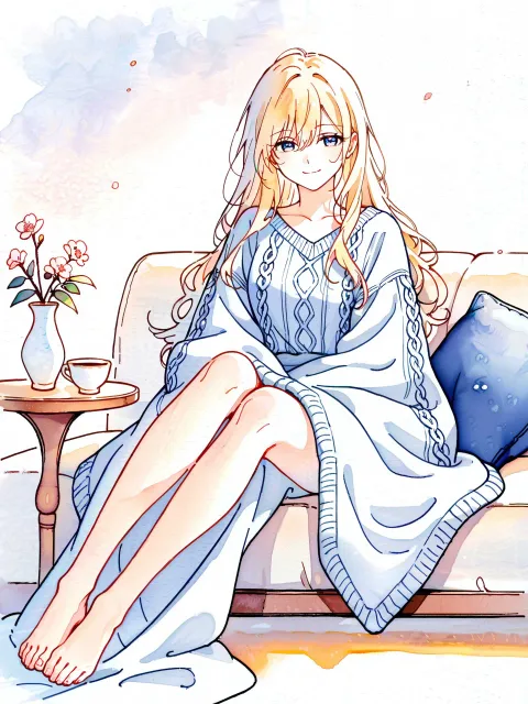 Theme: “Under the Blanket” A… - ひざ掛けの下