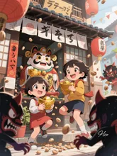 鬼は外福は家