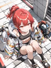 もみじ「ふぃー……防火服は暑いねぇ……」