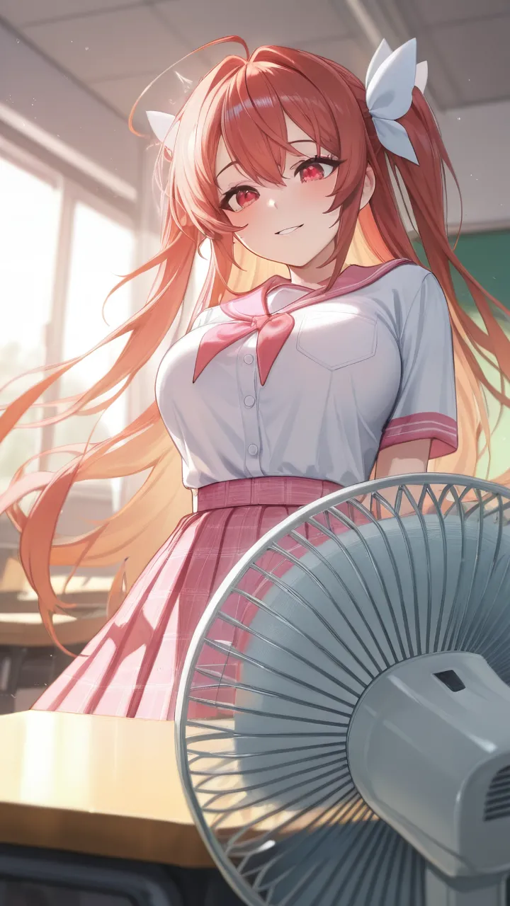 星降る夏の教室・魔法少女