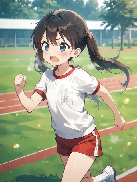 100m走の練習
