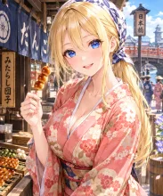 江戸の町娘·団子屋の店先で の投稿作品