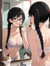 「穂蔵 灯子(ほのぐら とうこ)」の朝の身支度