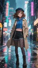 雨上がりストリートスナップ