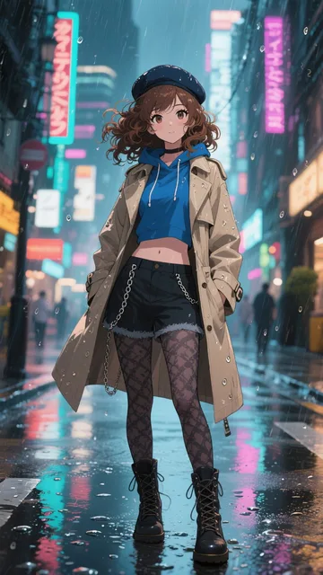 雨上がりストリートスナップ