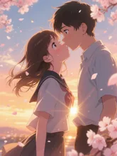 画像生成チャレンジ·ファーストキス💋 の投稿作品