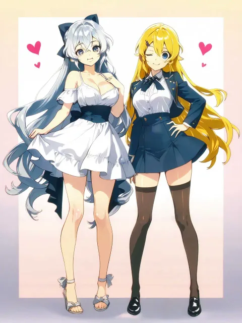 A fancy and cute high-quality… - ニーソ vs 素足
