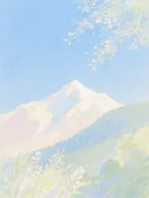 雪山 — 山葵さんのAIイラスト