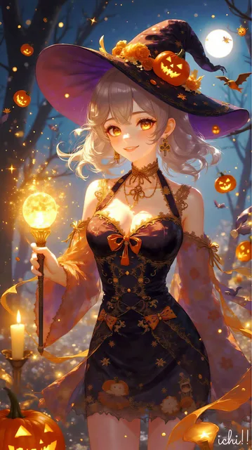 🎃Halloween Witch🎃のAIイラスト - SUPPART