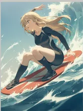 初期ギャルサーフィン