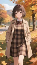 秋色ワンピ