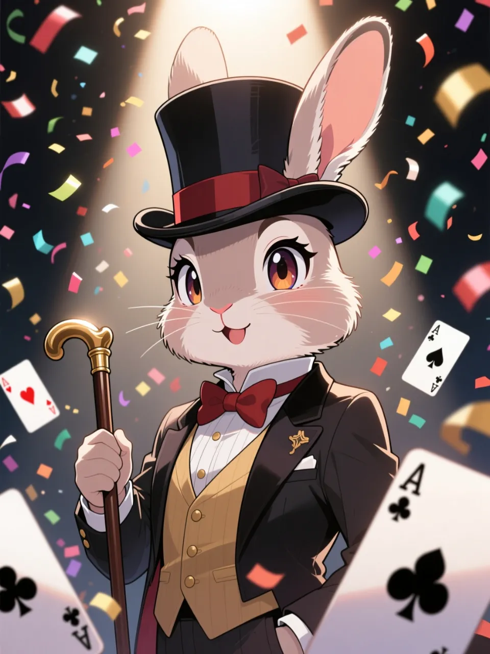 ウサギのマジシャン